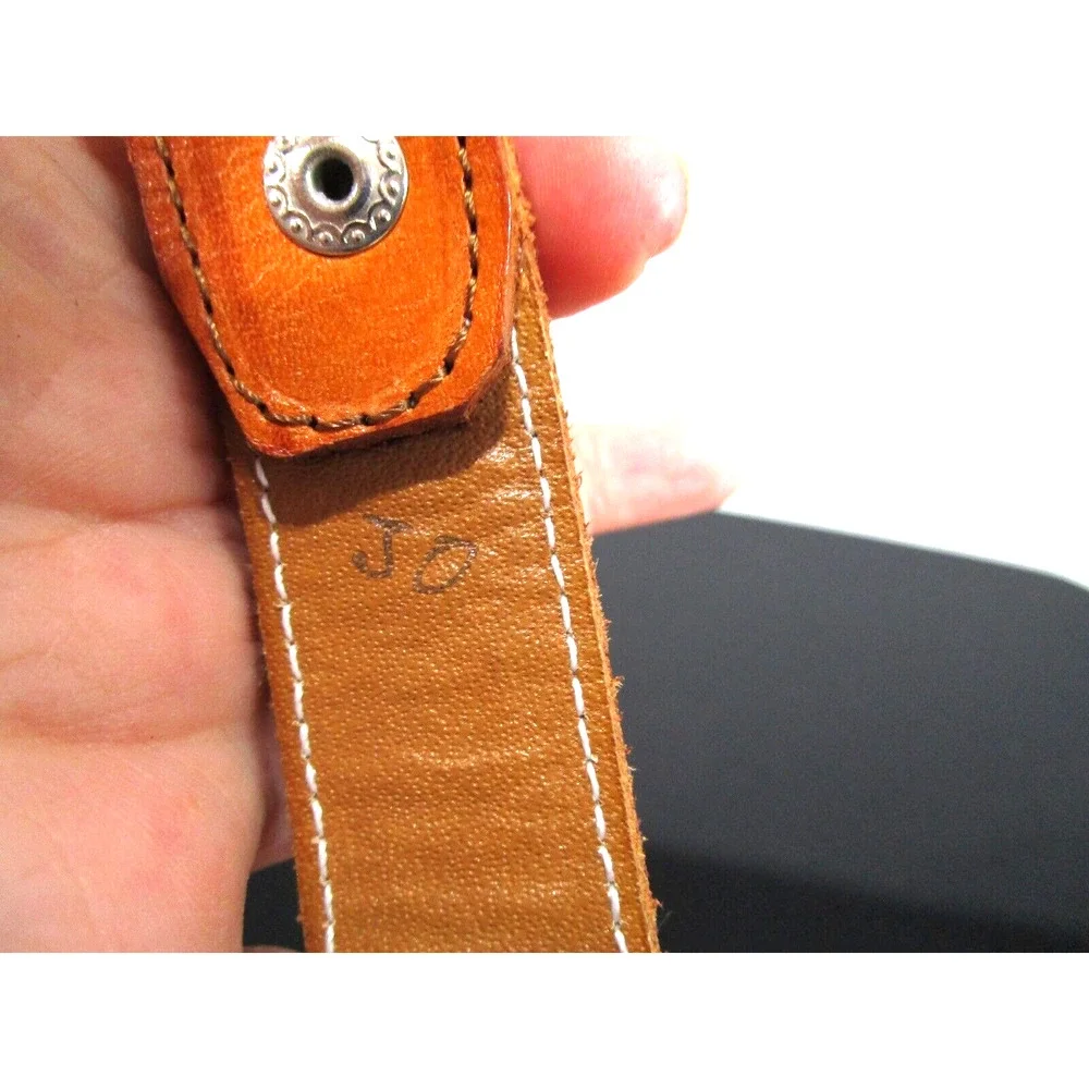 Hand Tooled Brown Leather 